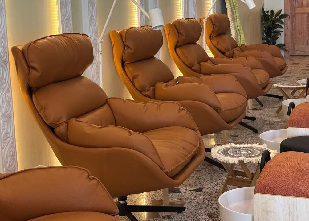 Luxurious reclining chairs at Brillante Spa, Riyadh, Riyadh Province, SA, offer ultimate comfort and relaxation.