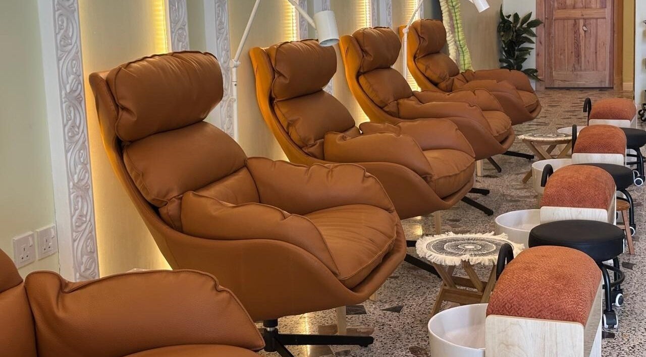 Luxurious reclining chairs at Brillante Spa, Riyadh, Riyadh Province, SA, offer ultimate comfort and relaxation.
