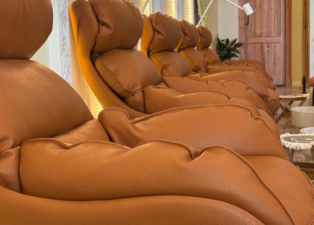 Comfortable massage chairs at Brillante Spa, Riyadh, Riyadh Province, SA offer luxury relaxation.