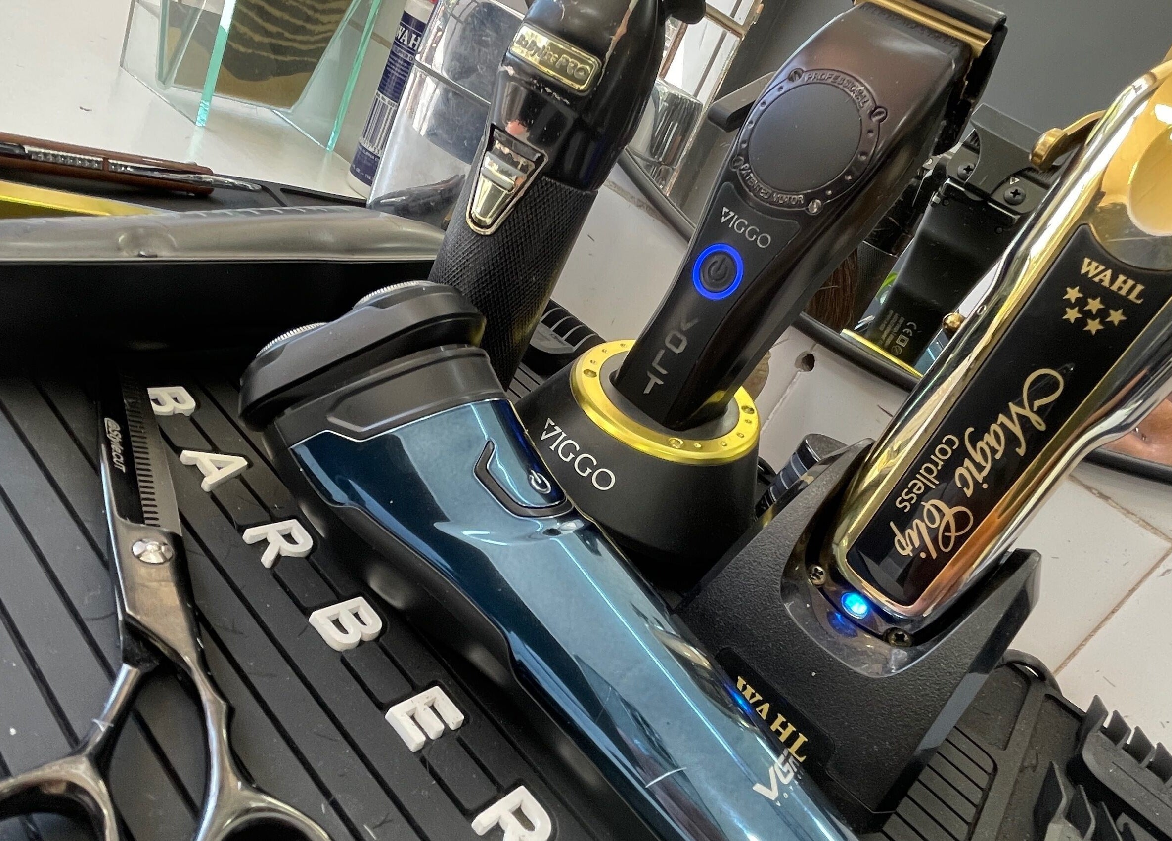 Herramientas de peluquería moderna en LA BARBERIA, Tortuguitas, Provincia De Buenos Aires, AR.