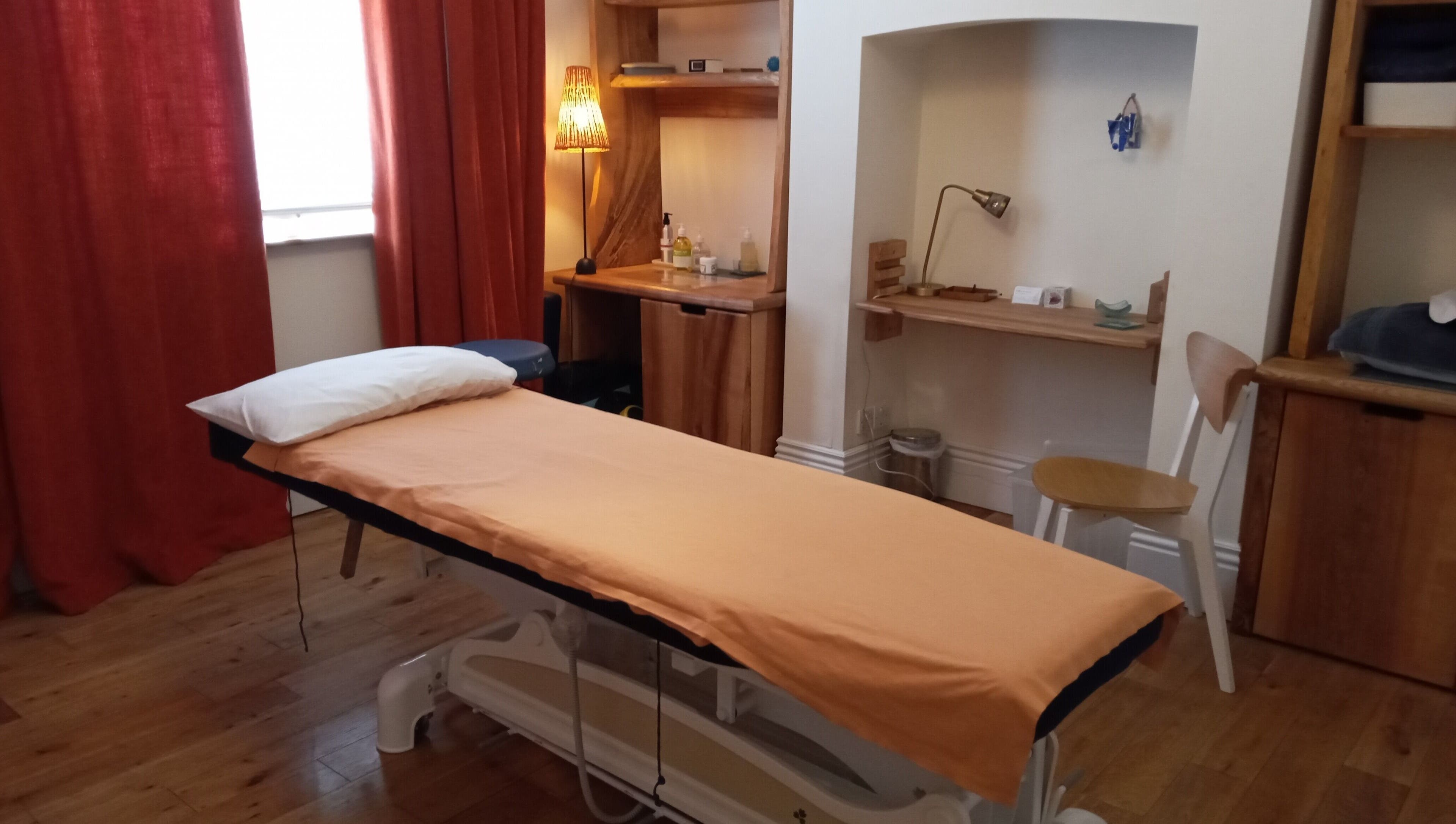 Serene therapy room with massage table at Therapy Room Sheffield S7, Sheffield, England, GB.