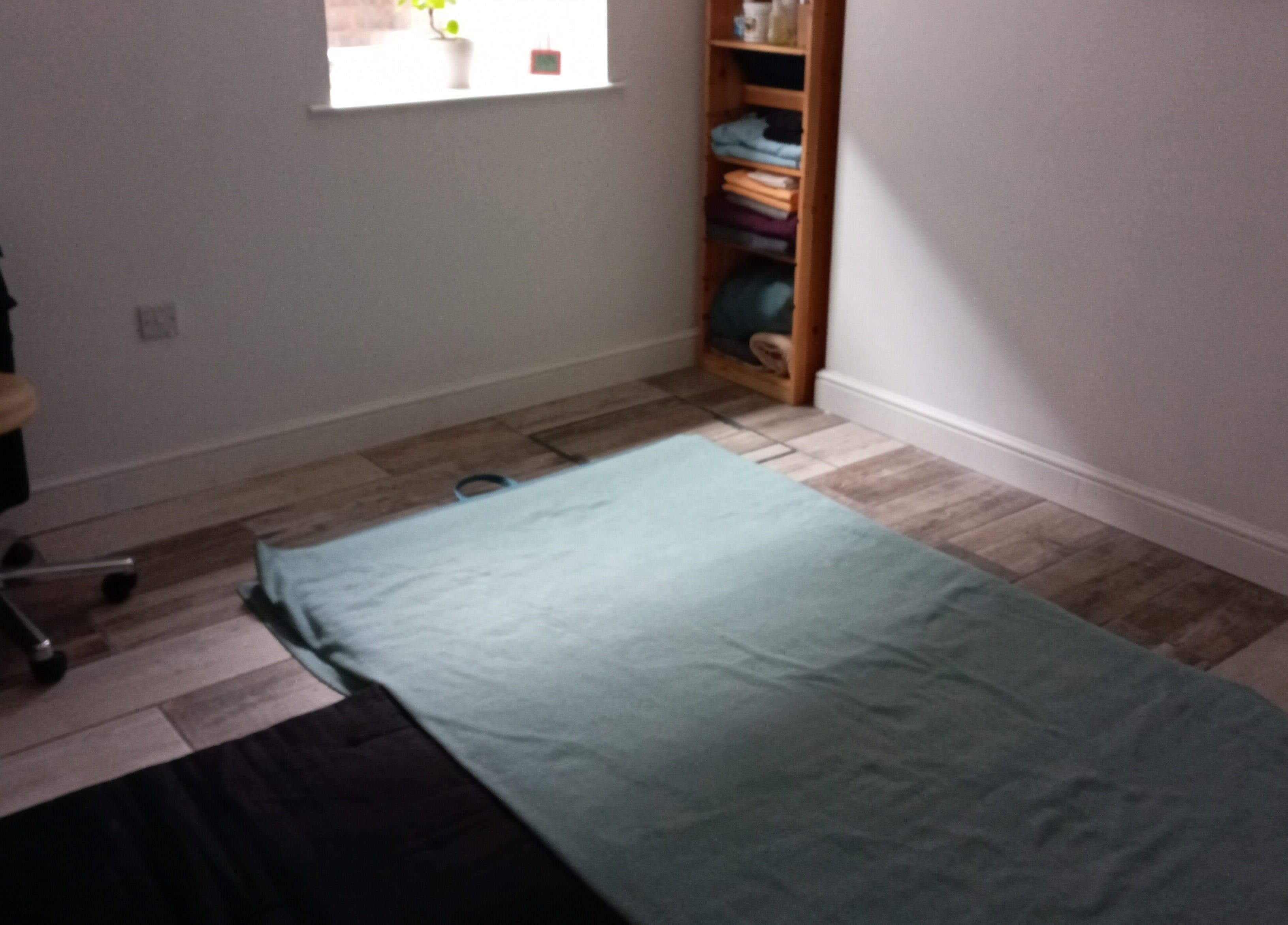 Therapy Room Sheffield S7 features a calm setting with seating and a therapy mat in Sheffield, England, GB.