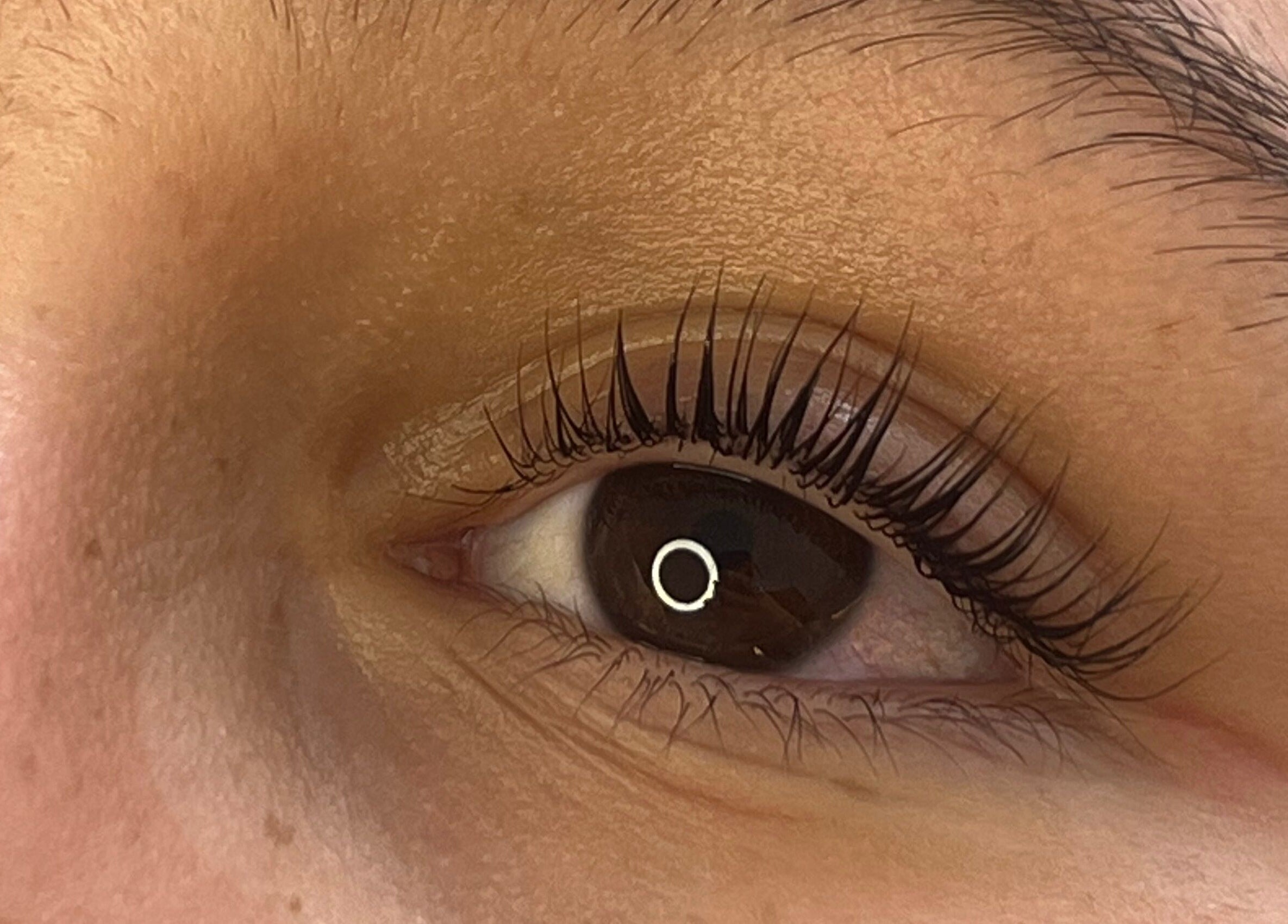 Close-up of elegant eyelashes at Byinke_X, West Kirby, England, GB showcasing beauty expertise.