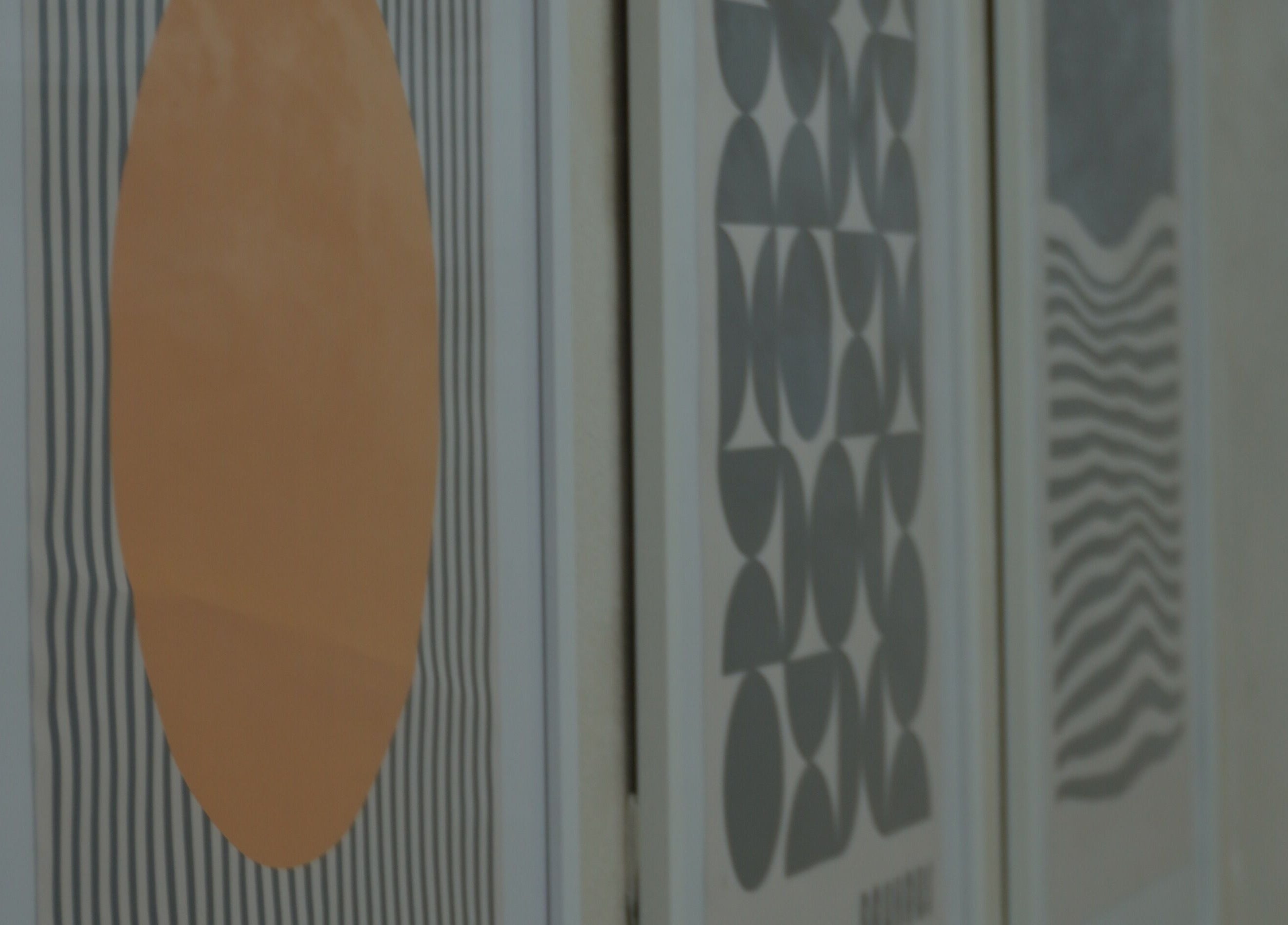 Stylish framed artwork on the wall of Bald Barber Studio, Varna, Varna, BG showcasing modern design.