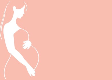 Illustration of a pregnant woman at Blue Mountains Therapies, Katoomba, New South Wales, AU.