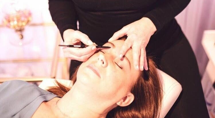 Brow shaping at Studio749Brows in Township of Washington, New Jersey, US.