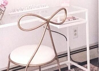 Elegant chair and desk at Studio749Brows in Township of Washington, New Jersey, US, offering beauty services.