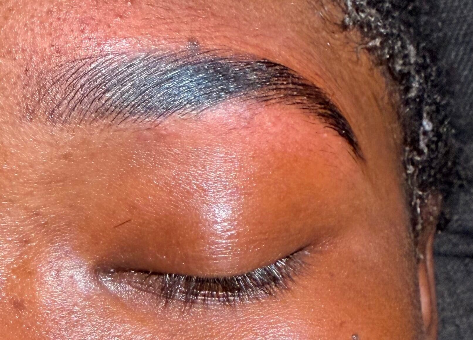 Beautifully shaped eyebrows at Pretty's in Bellbird Park, Queensland, AU enhance facial elegance.