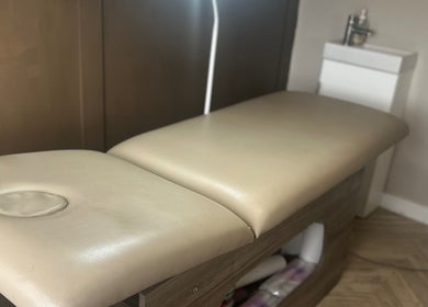 Relaxing spa table at Haus Of Lyons, Spennymoor, England, GB, offering premium wellness services.