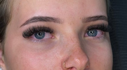 Stunning eyelash extensions at The Lash Lodge, Newry, Northern Ireland, GB. Expertly applied for a voluminous look.