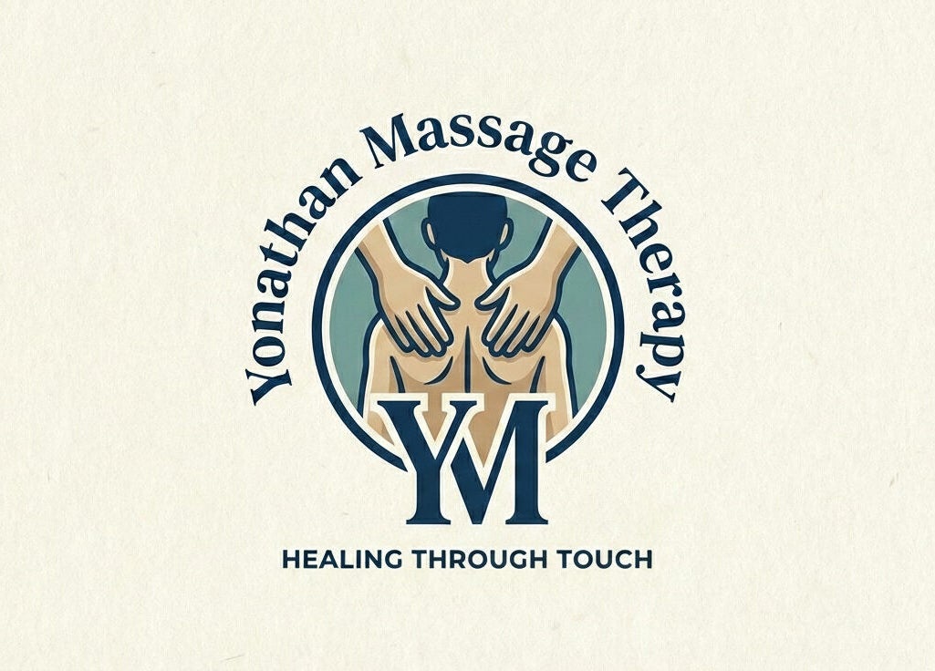 Yonathan Massage Therapy logo featuring a soothing design, located in London, England, GB.
