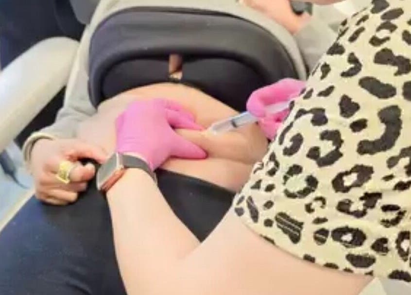 Expert beauty treatment at Glowtonix, Borehamwood, England, GB, showcasing detailed care and professionalism.