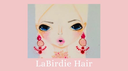 Artistic portrait with vivid pinks and blues at LaBirdie Hair, Melbourne, Victoria, AU.