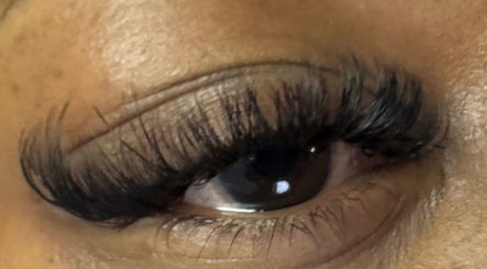 Close-up of exquisite eyelash extensions at SuperLashLimited, Birmingham, England, GB.