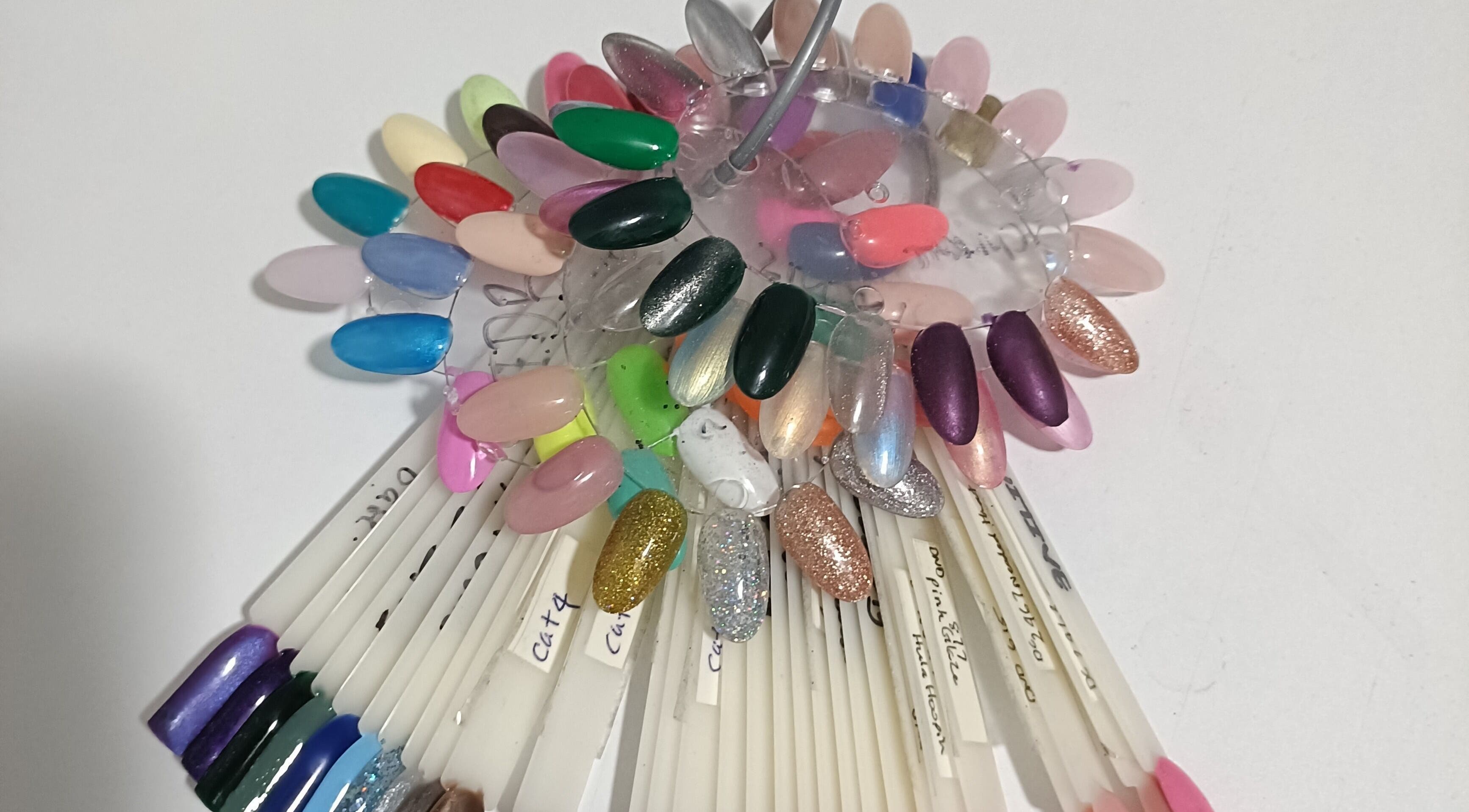 Colorful nail art samples at GemxGel Nail Art Studio, Whalan, New South Wales, AU.
