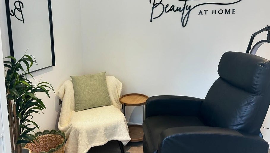 Cozy seating in Beauty At Home, Speen, England, GB. Features plush chairs and calming decor.