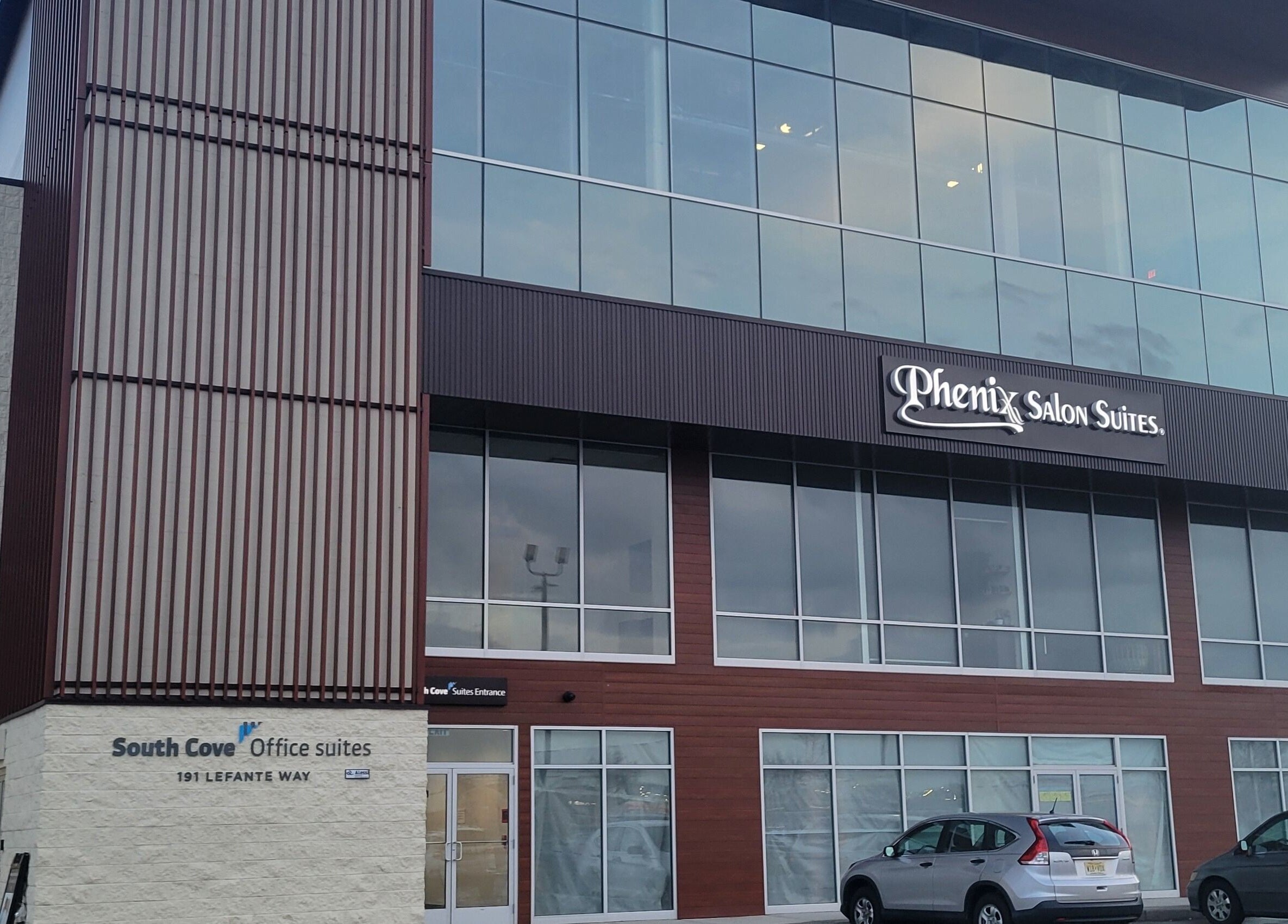 Chic exterior of Taylored Spa and Massage at 101 Lefante Way, Bayonne, New Jersey, US offering elegance.