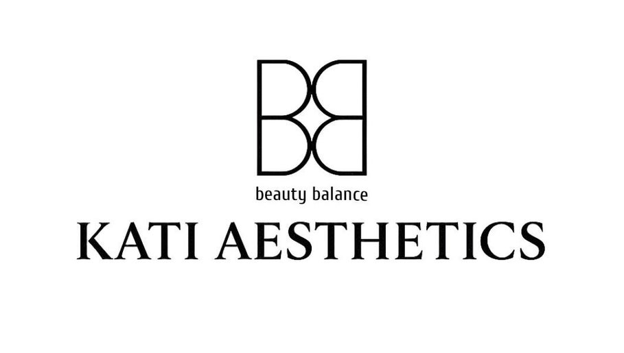 Kati Aesthetics logo with 'Beauty Balance' symbol, London, England, GB.