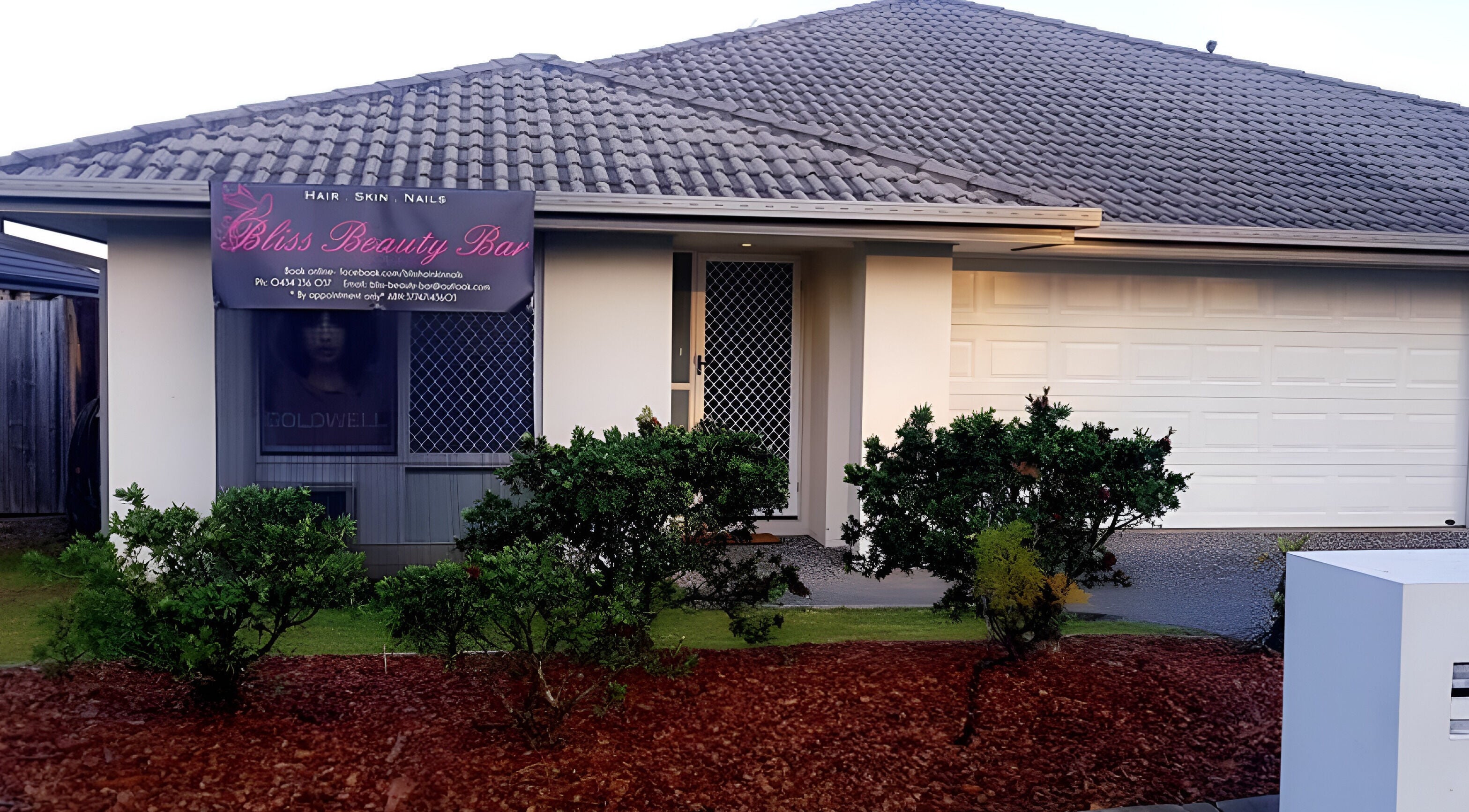 Front view of Bliss Beauty Bar at Strathpine, Queensland, AU showcasing its inviting exterior.