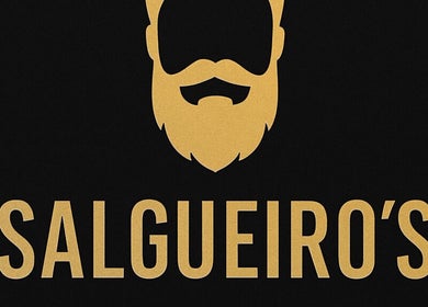 Logotipo da SALGUEIRO'S Barbearia em Geraz Do Lima, Viana Do Castelo, PT, destacando barba estilizada.