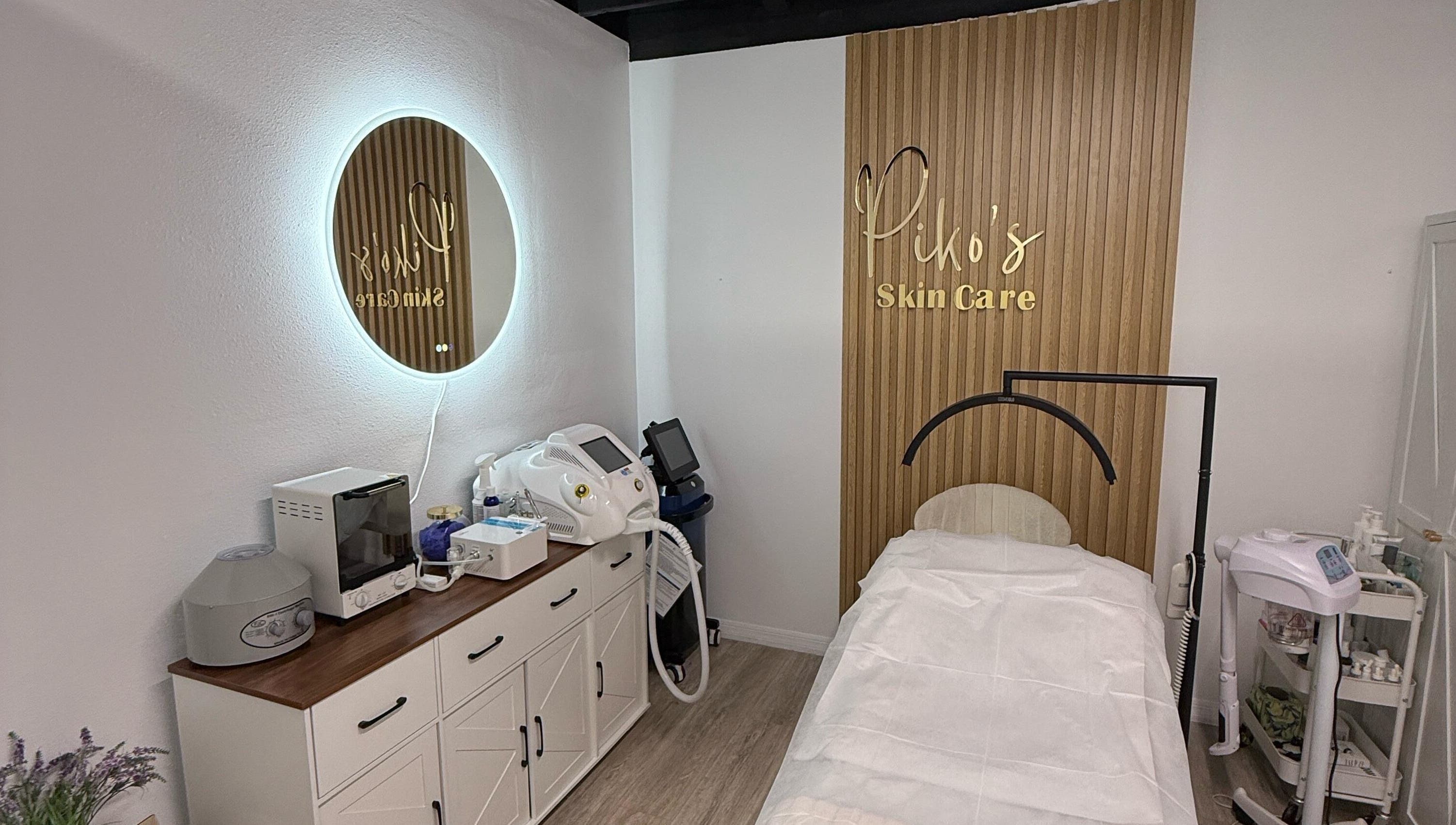 Piko's Spa treatment room with modern equipment in Sarasota, Florida, US.