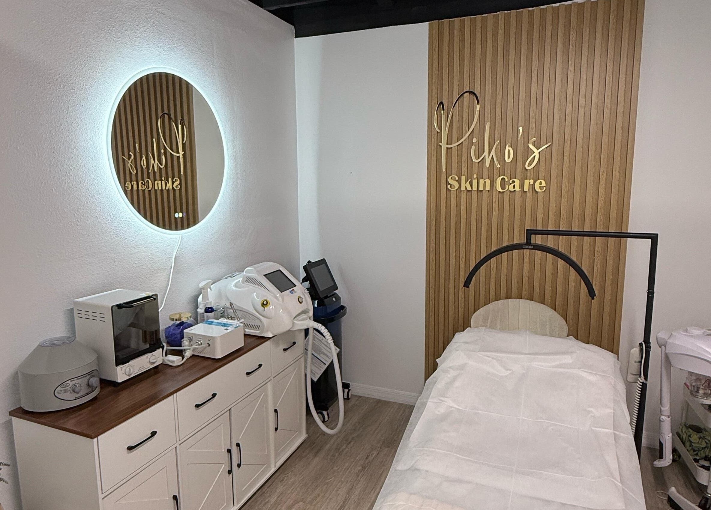 Piko's Spa treatment room with modern equipment in Sarasota, Florida, US.