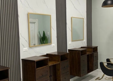 BodyScape Spa - Sunshine Outlet Mall Portmore salon interior with stylish mirrors, chairs, Portmore, St. Catherine Parish, JM.