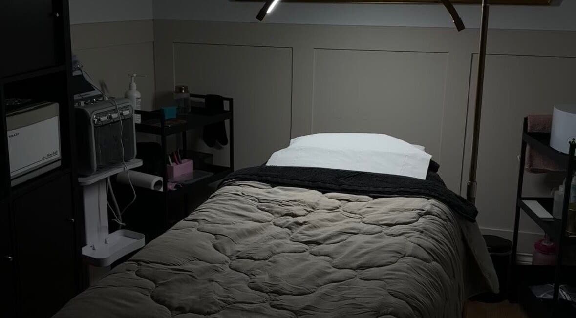 Relaxing treatment room at The Beauty Loft, Kirkby In Ashfield, England, GB for ultimate wellness.