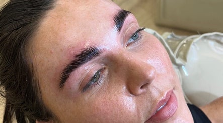 Close-up of brow enhancement at Henley House, Henley-in-Arden, England, GB.