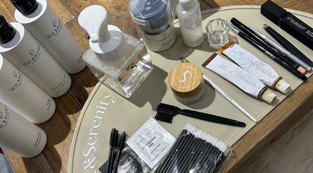 A range of brow products at Waglash Brows in Solihull, England, GB, showcasing premium grooming tools.