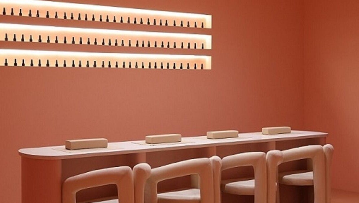 Elegant nail bar at Nest Retreat in Putrajaya, Selangor, MY. Sleek design enhances beauty and relaxation experience.