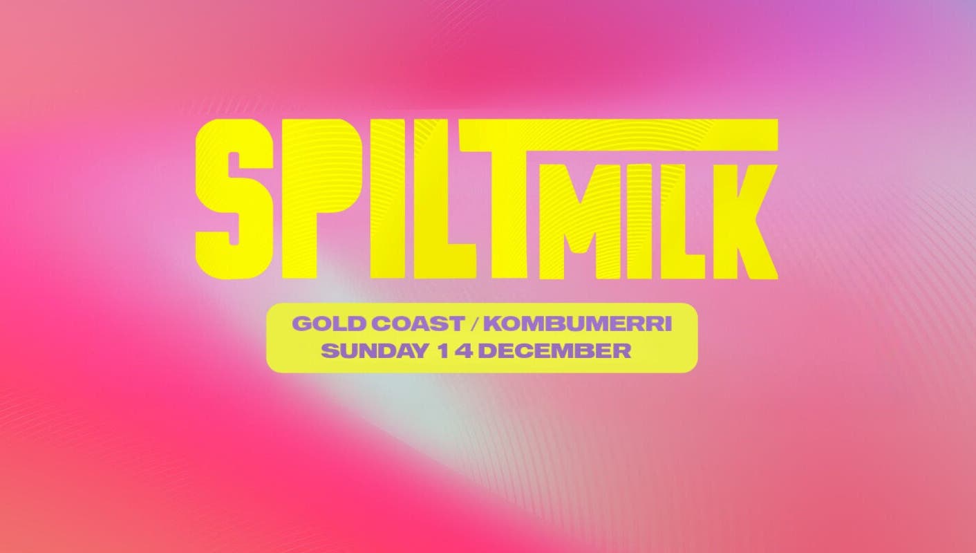 Bright sign of Dr Pickles Tattoo Lane At Spilt Milk GC in Carrara, Queensland, AU, with bold yellow text.