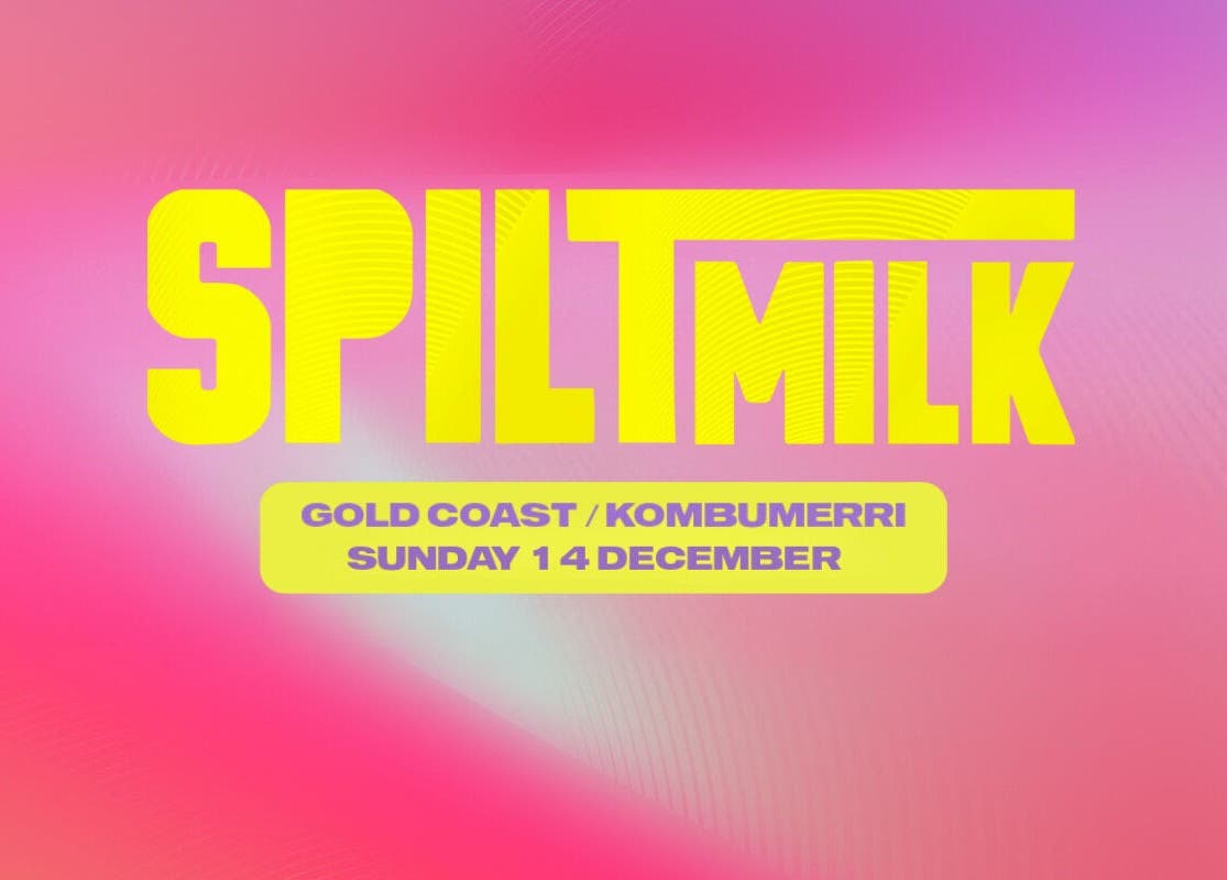 Bright sign of Dr Pickles Tattoo Lane At Spilt Milk GC in Carrara, Queensland, AU, with bold yellow text.