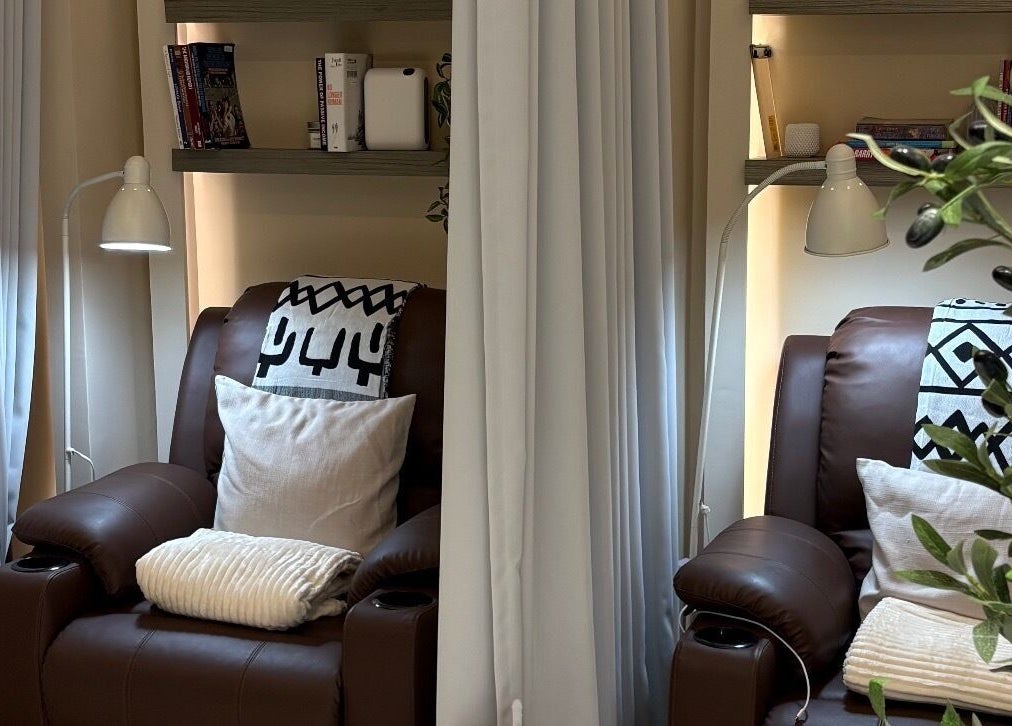 Comfortable seating area at Mood Nails and Lashes, Tuguegarao City, Cagayan Valley, PH, perfect for relaxation.