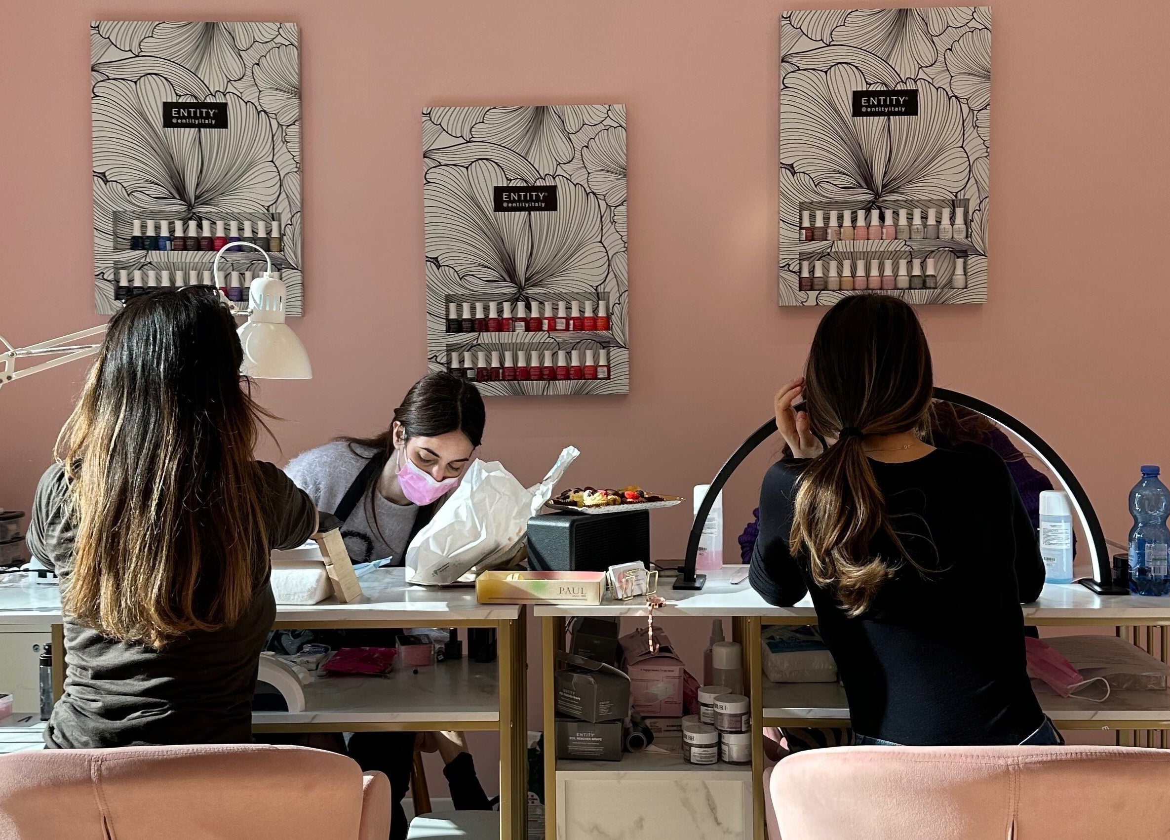 Professional nail treatment at Nail It, Bologna, Emilia-romagna, IT showcasing a stylish and relaxing setting.