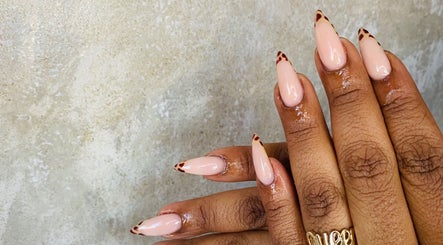 Stylish nail design at Iconic Nail Bar, Johannesburg South, Gauteng, ZA showcasing intricate patterns.