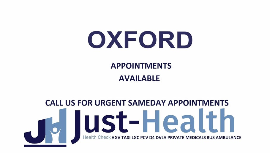 Just Health Oxford D4 HGV Driver Medical Clinic OX2 0DP image 1