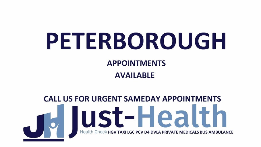 Just Health Peterborough Driver Medical Clinic PE4 5BH image 1