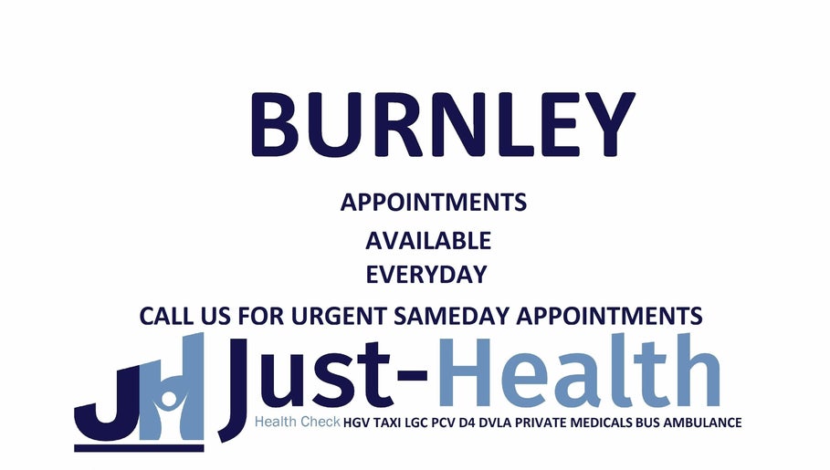 Just Health Burnley Driver Medical Clinic BB101DT image 1