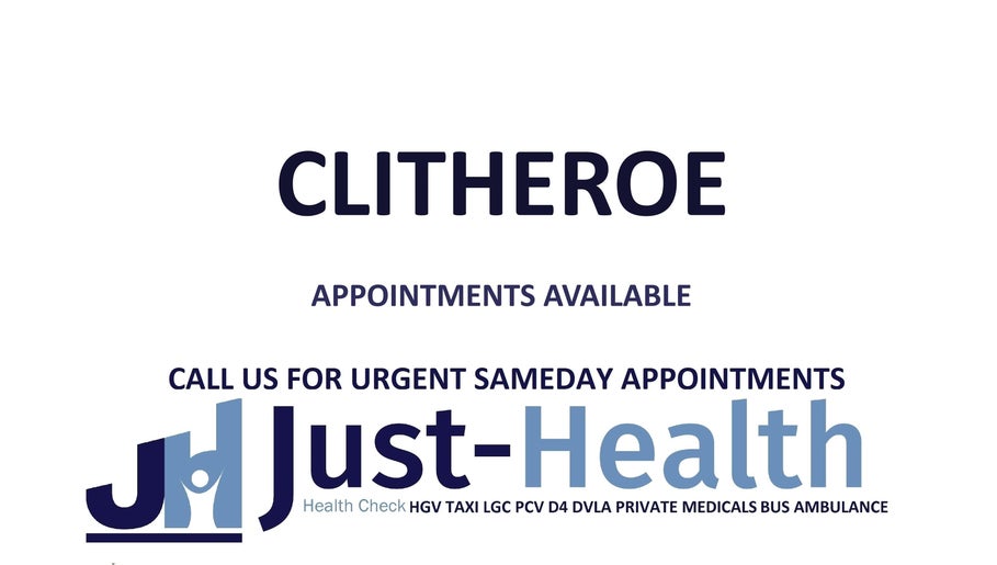 Just Health Clitheroe Whalley Driver Medical Clinic BB7 9AZ image 1
