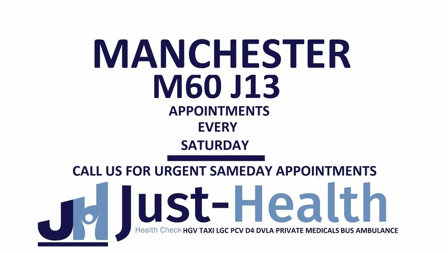 Just Health Manchester Salford Driver Medical Clinic M28 2YA image 1