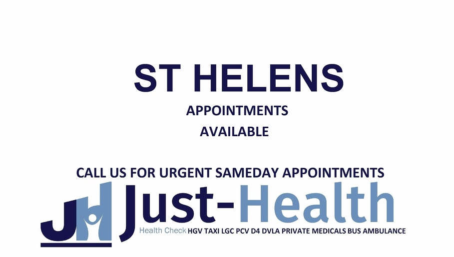 Just Health St Helens Driver Medical Clinic WA10 6PE – obraz 1