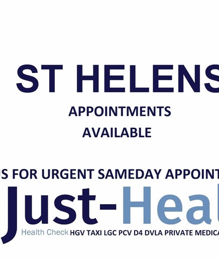 Just Health St Helens Driver Medical Clinic WA10 6PE 2paveikslėlis