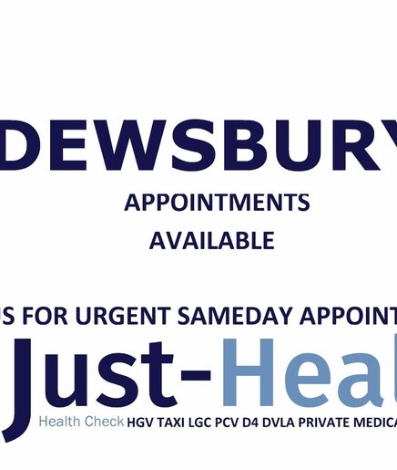 Just Health Dewsbury Driver Medical Clinic WF13 3BQ – obraz 2