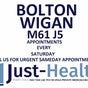 Just Health Bolton Wigan Driver Medical Clinic BL5 3BA - Driving Lives Group Ltd, Chequerbent Roundabout, Bolton Westhoughton, Bolton, England