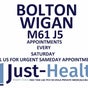 Just Health Bolton Westhoughton Driver Medicals D4 BL3 4SE - Adjacent to Heidelberg Concrete Works, Pendlebury Fold, Bolton, England