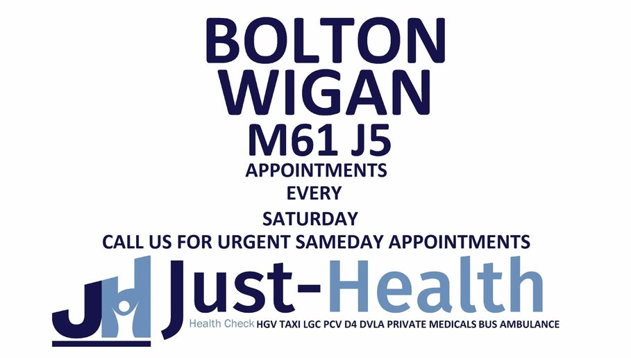 Just Health Bolton Wigan Driver Medical Clinic BL5 3BA afbeelding 1
