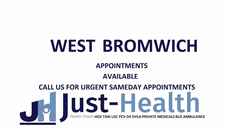 Just Health West Bromwich Driver Medical Clinic B70 6RR image 1