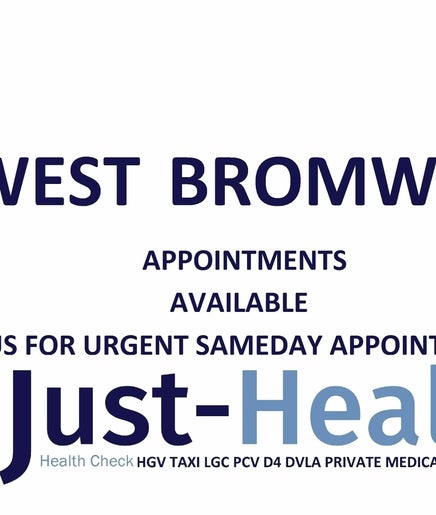 Just Health West Bromwich Driver Medical Clinic B70 6RR image 2