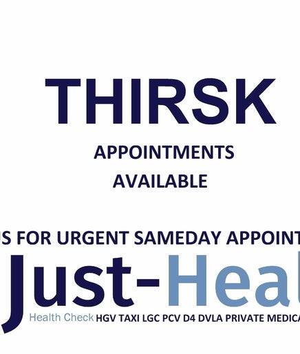 Εικόνα Just Health Thirsk Driver Medical Clinic YO7 3TD 2